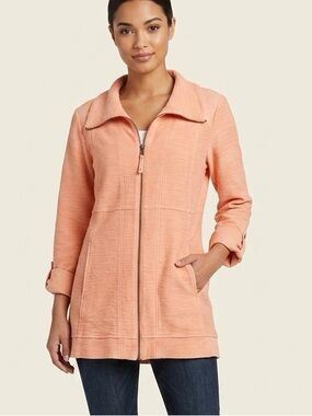 Anthropologie Saturday Sunday Quinn Jacket Coral L Boho